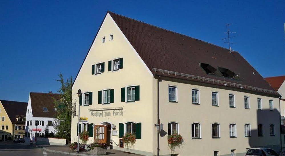 Hotel Zum Hirsch Wertingen Buitenkant foto